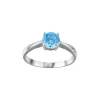 Femme Luzaka Bagues|Bagues<Bague acier Luz zircon turquoise