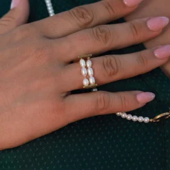 Femme Luzaka Bagues<Bague Altéa acier doré or
