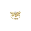 Femme Luzaka Bagues<Bague Amélie acier doré or et nacre