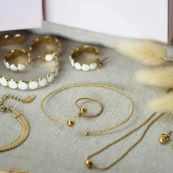 Femme Luzaka Bagues<Bague Asio acier doré or