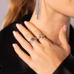 Femme Luzaka Bagues<Bague Asteria acier