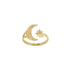 Femme Luzaka Bagues<Bague Astéria acier doré or