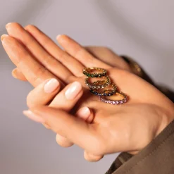 Femme Luzaka Bagues<Bague Avenue strass blancs