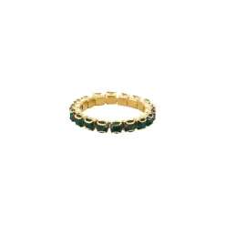 Femme Luzaka Bagues<Bague Avenue strass verts