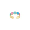 Femme Luzaka Bagues<Bague Baia multicolore acier doré or