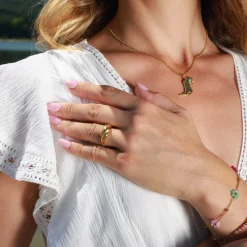 Femme Luzaka Bagues<Bague Carmen acier doré or