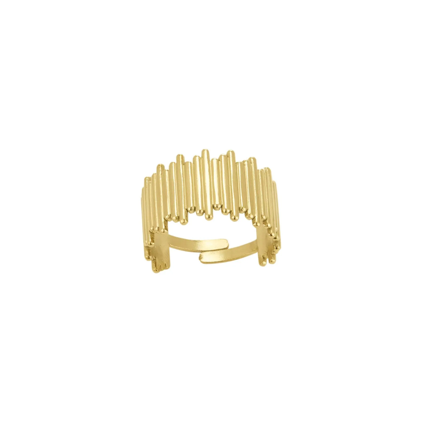 Femme Luzaka Bagues<Bague Cassiopé acier doré or