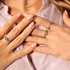 Femme Luzaka Bagues<Bague Comete zircon blanc