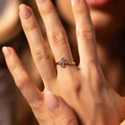 Femme Luzaka Bagues<Bague Croix zircons blancs