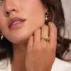 Femme Luzaka Bagues<Bague cœur Valentine acier doré or