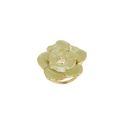 Femme Luzaka Bagues<Bague Eden verte acier doré or