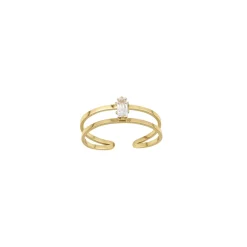 Femme Luzaka Bagues<Bague Elvira acier doré or