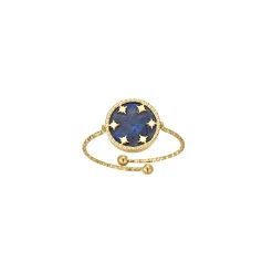 Femme Luzaka Bagues<Bague Etoiles Lapis Lazuli acier doré or