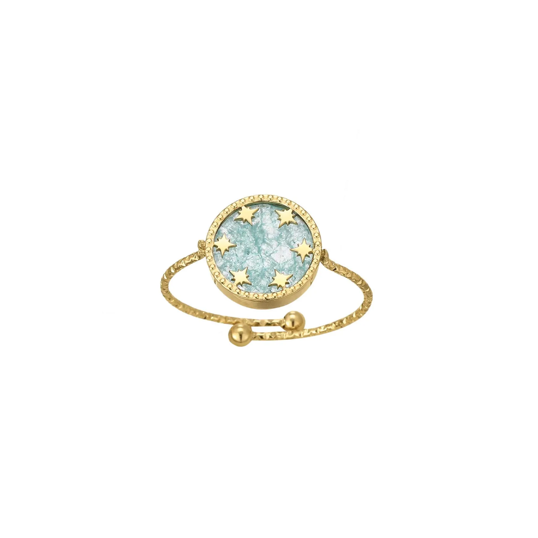 Femme Luzaka Bagues<Bague Etoiles pierre Amazonite