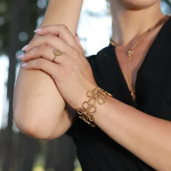 Femme Luzaka Bagues<Bague Evy acier doré or