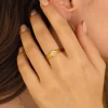Femme Luzaka Bagues<Bague Florinda acier doré or