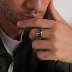 Homme Luzaka Bagues<Bague Homme Hugo acier