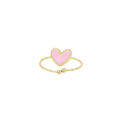 Femme Luzaka Bagues<Bague Lolly rose acier doré or