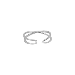 Femme Luzaka Bagues<Bague Lona Argent 925 rhodié et zircons
