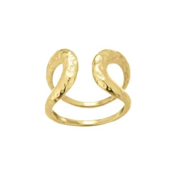 Femme Luzaka Bagues<Bague Lottie acier doré