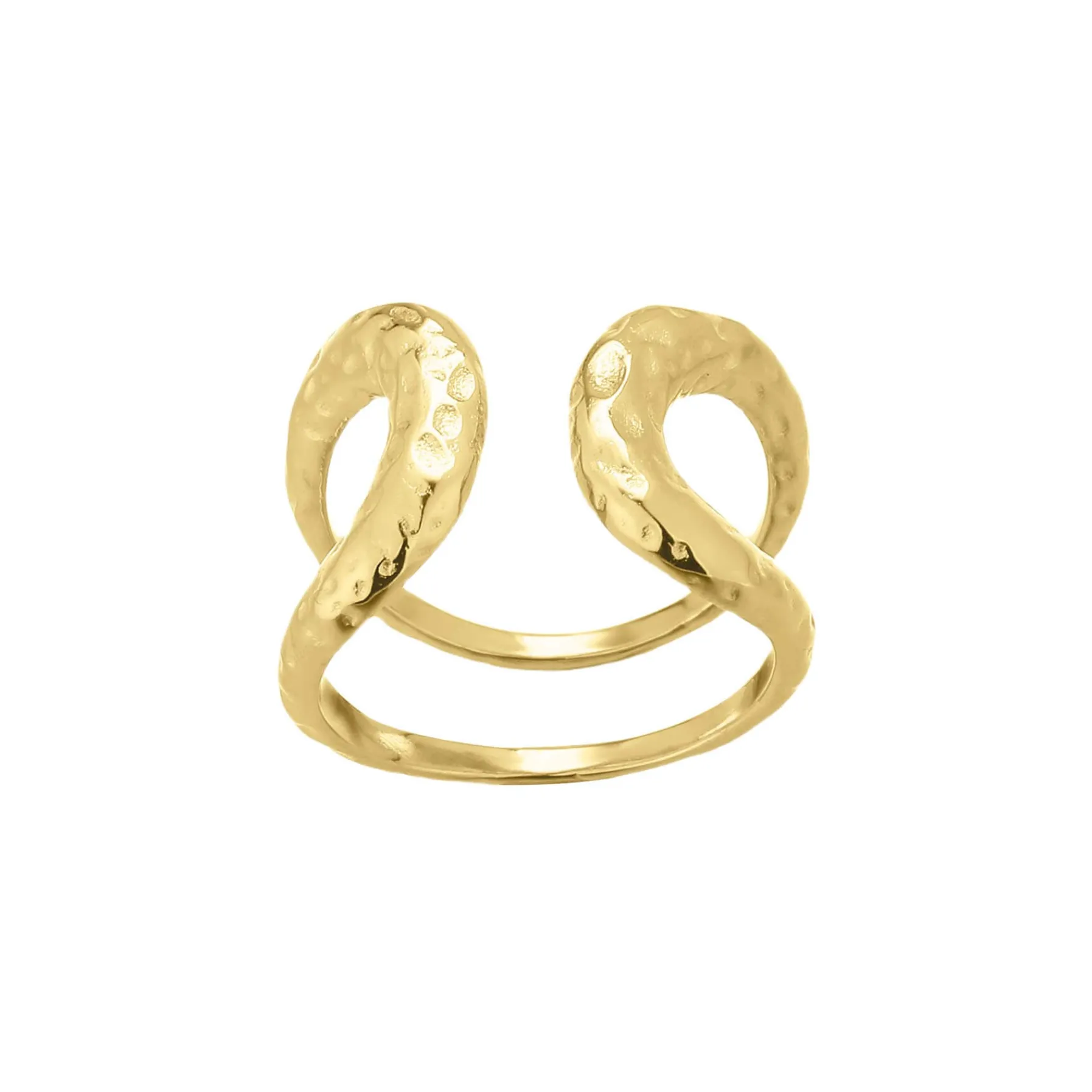 Femme Luzaka Bagues<Bague Lottie acier doré