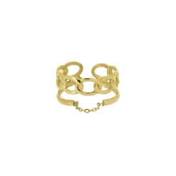 Femme Luzaka Bagues<Bague Louisa acier doré or