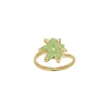 Femme Luzaka Bagues<Bague Maddy Verte acier doré or