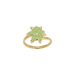 Femme Luzaka Bagues<Bague Maddy Verte acier doré or