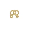 Femme Luzaka Bagues<Bague Maille plate acier doré or