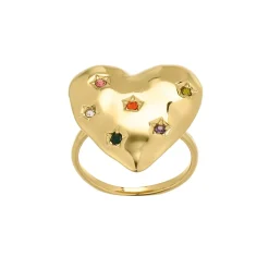 Femme Luzaka Bagues<Bague Margaret acier doré or