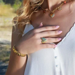 Femme Luzaka Bagues<Bague Margaret acier doré or