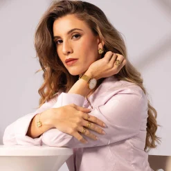 Femme Luzaka Bagues<Bague Marguerite acier doré or