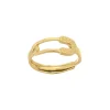 Femme Luzaka Bagues<Bague Michka acier doré or