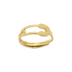 Femme Luzaka Bagues<Bague Michka acier doré or