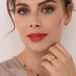 Femme Luzaka Bagues<Bague Mila Strass blanc