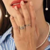 Femme Luzaka Bagues<Bague multi infinis acier