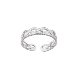 Femme Luzaka Bagues<Bague multi infinis acier