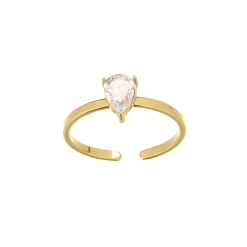 Femme Luzaka Bagues<Bague Nirvana acier doré or