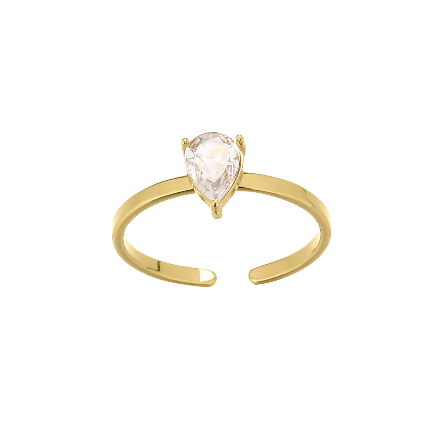 Femme Luzaka Bagues<Bague Nirvana acier doré or