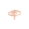 Femme Luzaka Bagues<Bague Palmier acier rose