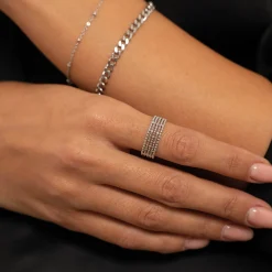 Femme Luzaka Bagues<Bague Perline acier