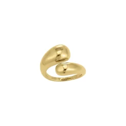 Femme Luzaka Bagues<Bague Pia acier doré or