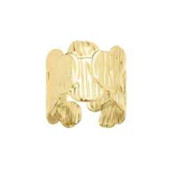 Femme Luzaka Bagues<Bague Ruby acier doré or