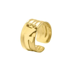 Femme Luzaka Bagues<Bague Samoa acier doré or