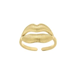 Femme Luzaka Bagues<Bague Sensuela acier doré or