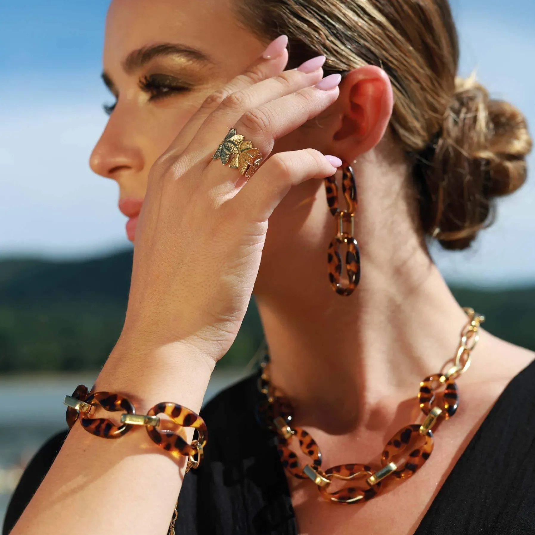 Femme Luzaka Bagues<Bague Sofia acier doré or