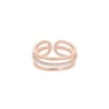 Femme Luzaka Bagues<Bague Tali dorée rose
