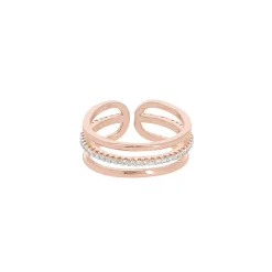 Femme Luzaka Bagues<Bague Tali dorée rose
