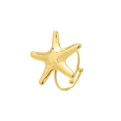 Femme Luzaka Bagues<Bague Zanzibar acier doré or