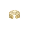 Femme Luzaka Bagues<Bague Zéfir acier doré or